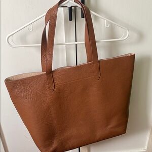 Brown Leather Tote Bag